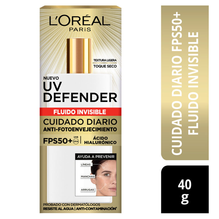 L’ORÉAL PARIS PRESENTA UV DEFENDER FLUIDO INVISIBLE: LA NUEVA GENERACIÓN DE PROTECCIÓN SOLAR DIARIA.